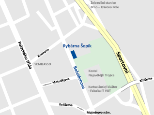 RYBÁRNA ŠOPÍK – Božetěchova 6, 612 00 Brno